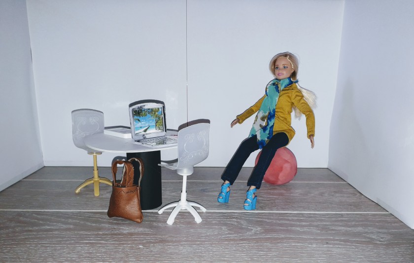 Lathyrus en fitnessbal